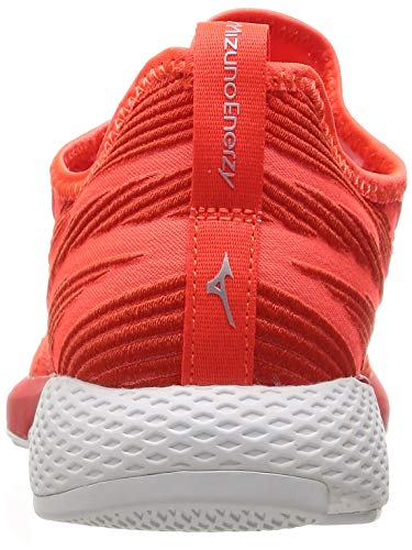 Mizuno Wave Aero 19 Running Shoes, Lightweight, Men's, Red/Red/White, Size 22.5 Cm, 2E, for Jogging, Marathons, Sports, and Training