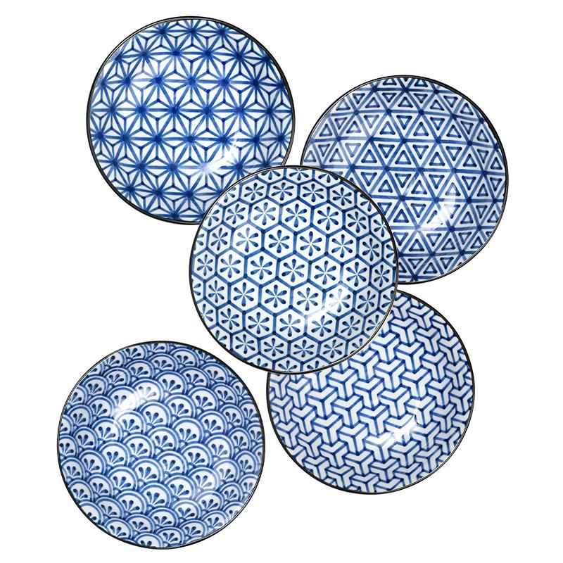 

Uchiyama Kiln Japanese Ceramic 8-inch Dinner Plate Set