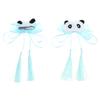 Chinese Hanfu Panda Hair Clip for Girl HarajukuStyle Cute Hairclip Y2K Subculture Hair Barrettes Teens Bowknot Side Clip