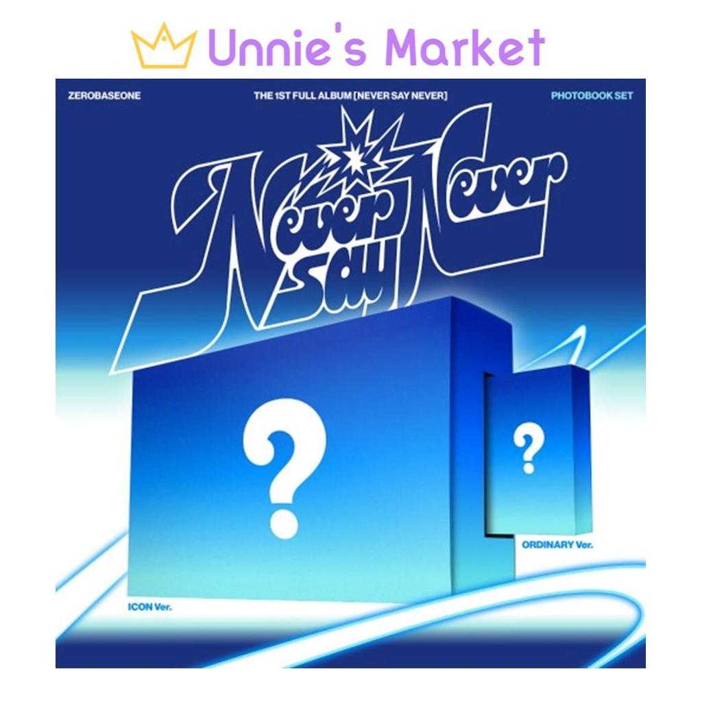 ZEROBASEONE [NEVER SAY NEVER] PHOTOBOOK Ver.(ICON & ORDINARY) The 1st Full Album