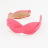 1PC Fashion Wide Hard Headbands for Women Girls Hair Band Pleated Cloth Fabric Hair Hoop Fashion Girls HairAccessories