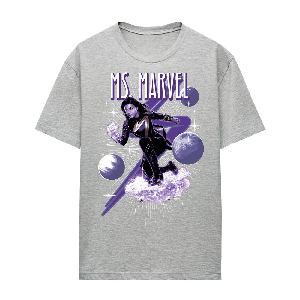 The Marvels Womens/Ladies Ms Marvel Comic Heather T-Shirt