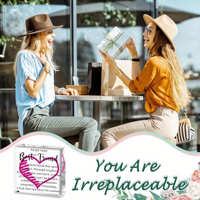 "To My Very Best Friend" Acrylic Plaque. A commemorative birthday or Christmas gift.