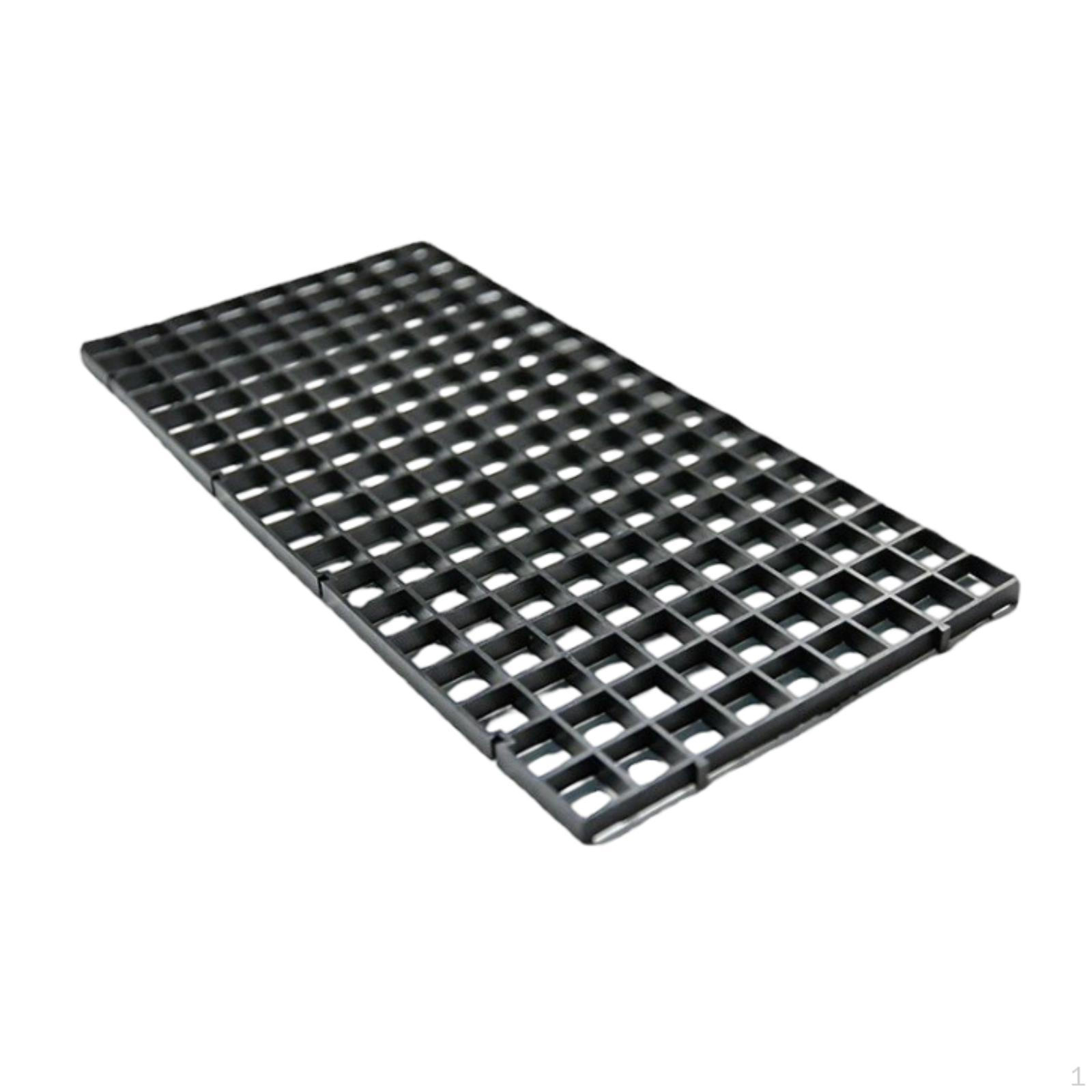 

Аквариумный разделитель, нижний поддон, простая установка, аксессуар для верхней крышки 30x15x1.5cm чёрный