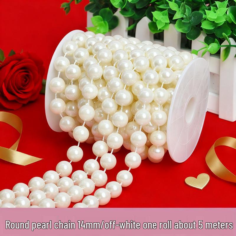 Wedding Decor: Imitation Pearl Bead String Curtain