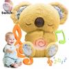 Adorable Pink Koala Sleep Aid Plush Toy With Soothing Music For Babies