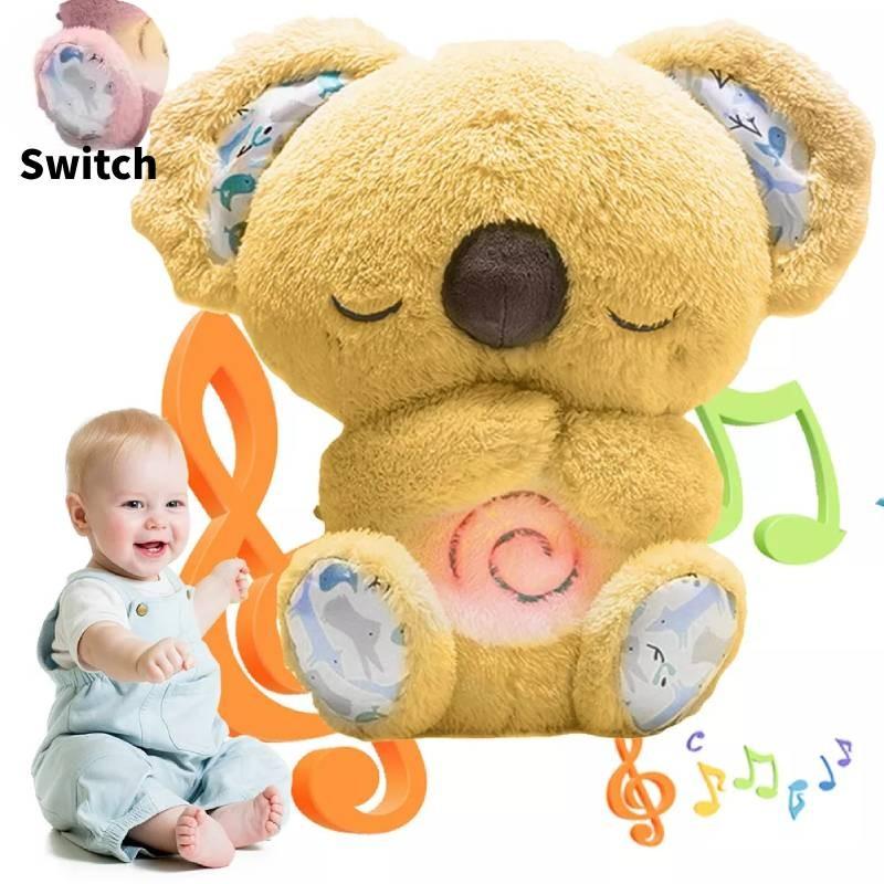 Adorable Pink Koala Sleep Aid Plush Toy With Soothing Music For Babies