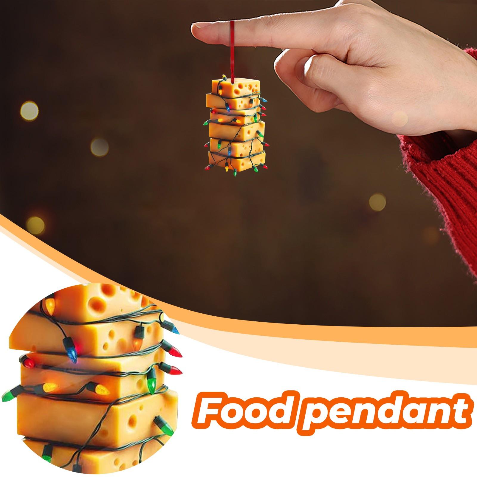 

Декоративный 2D-подвесной светильник из акрила с изображением еды, креативный декор для стен в стиле еды, подвесное украшение для кухни ресторана или магазина десертов One Size