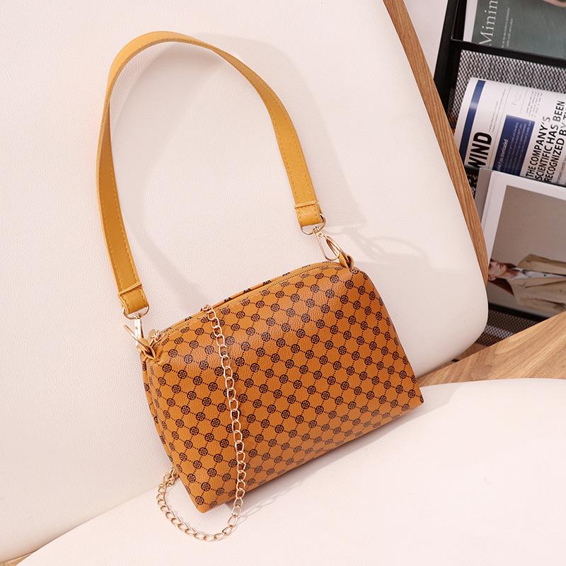 New fashion printed handbag chain women's bag casual small bag one shoulder crossbody women's bag one piece