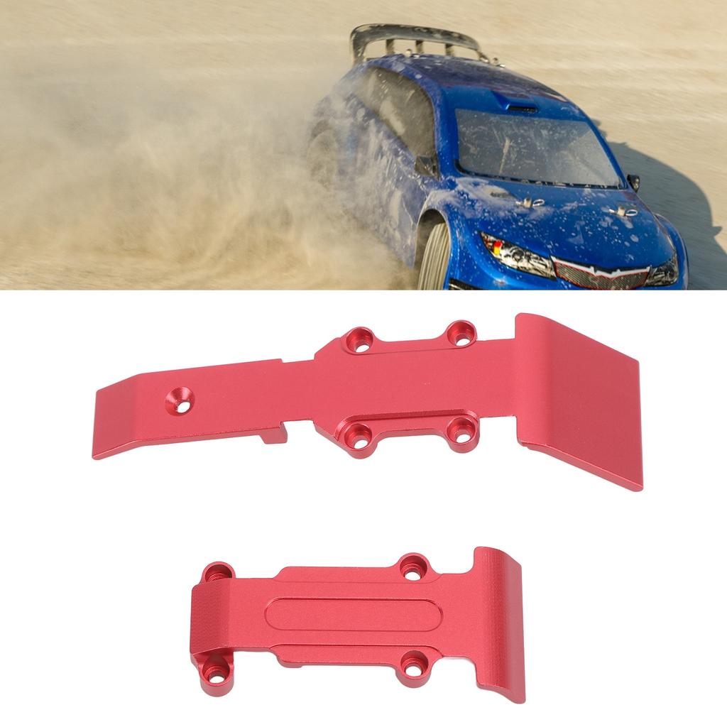RC Car Skid Plate Front and Rear RC Car Aluminum Skid Plate for 1Celsius16 Slash