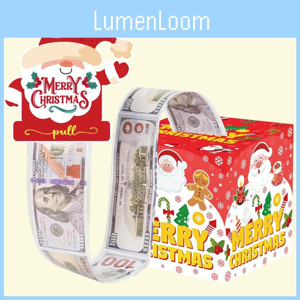 Claus Santa Christmas Party Coin Bank Paper Construction Holiday Celebration