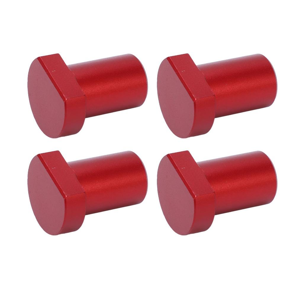 4pcs 3/4 Inch Hole Fit Bench Dogs Aluminum Alloy Woodworking Stoppers For Woodworking