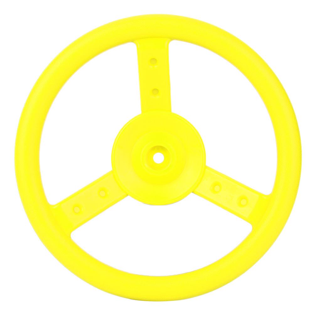 

Plastic Outdoor Playground Small Steering Wheel Toy Swing Set Accessories (yellow) жёлтый