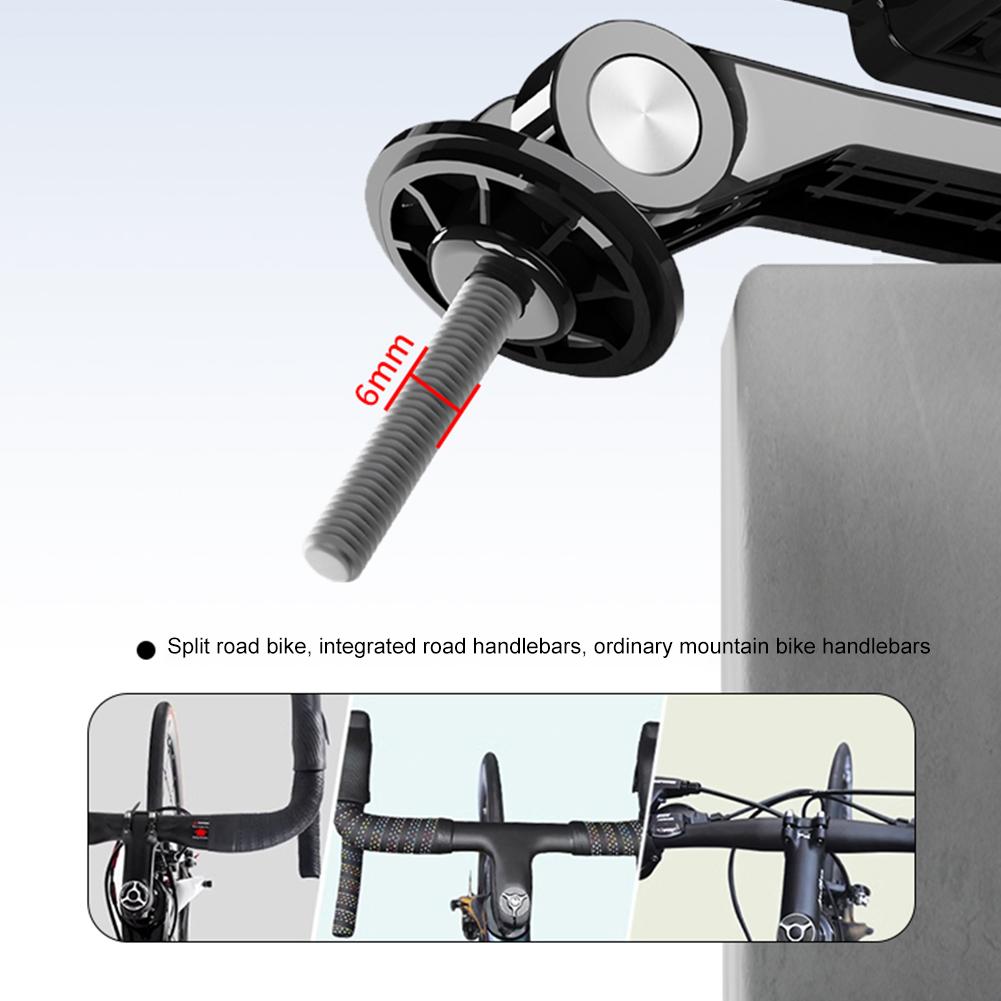 Bike Handlebar Mobilephone Support Aluminum Alloy Bicycle Stem Mount Bracket Non-Slip Bike Cellphone Holder Cycling Accessories