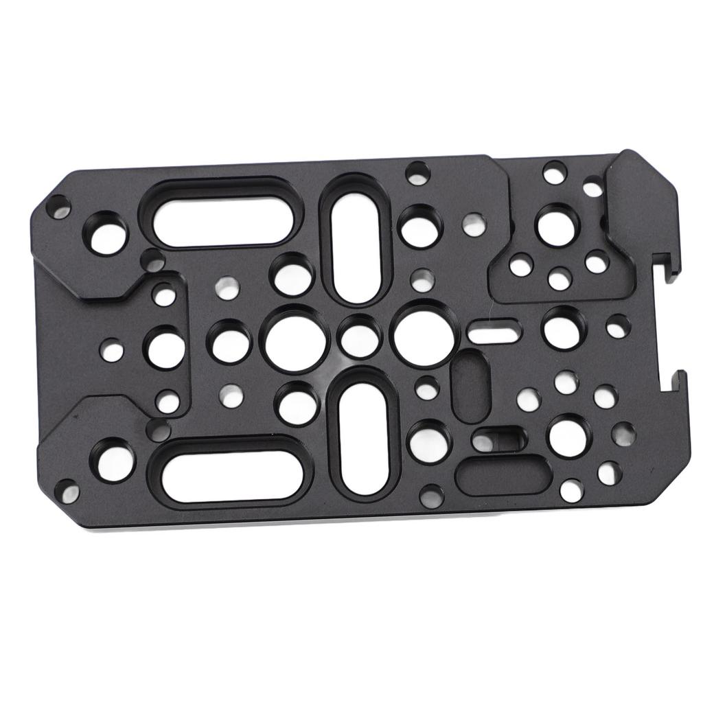 Camera Cheese Plate Aluminum Multipurpose Switching Plate Camera Easy Plate with 1 4 3 8 Inch Threads Cold Shoe Mount