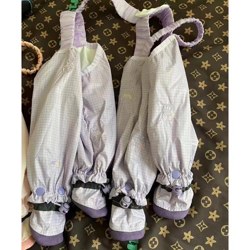 

Собака На Улицу Пылезащитные Штаны Собака Грязезащитные Штаны Ноги Собака Обувь Грязезащитные Штаны Bigbear Тедди Собака Защита Ног XXL back length 45 recommended 15-8.5kg