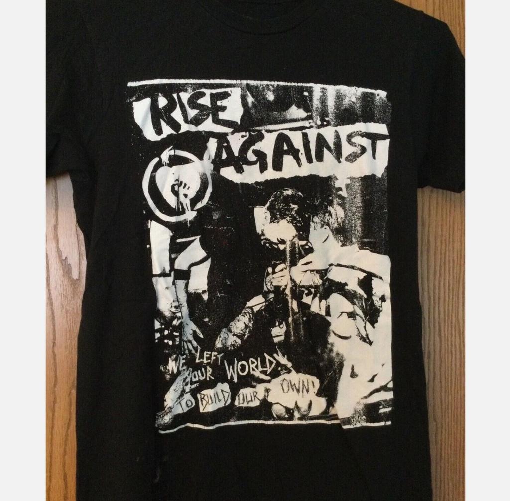 Summer Tour 2017 Rise Against Classic Black S 5XL Unisex Shirt Cotton Oversize Large Size