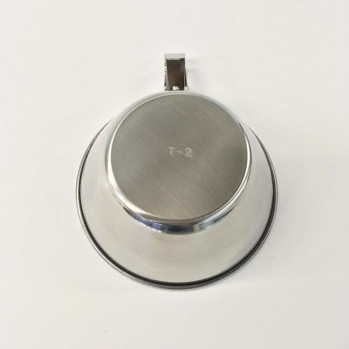 Sunnap Takahiro Okonomiyaki Bowl (Riveted), Silver, 400cc, Large, Stainless Steel, Made in Japan, GKT02001