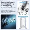 60M Invisible Dive Case Hard Underwater Diving Shell for Insta360 X5 Action Camera Accessories