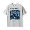 Daddys Kleines Kätzchen Wolf Lustiges Gotisches Meme Grafik T-Shirt Unisex Vintage Übergroße T-Shirts Unisex Lässige Oberteile T-Shirt Streetwear