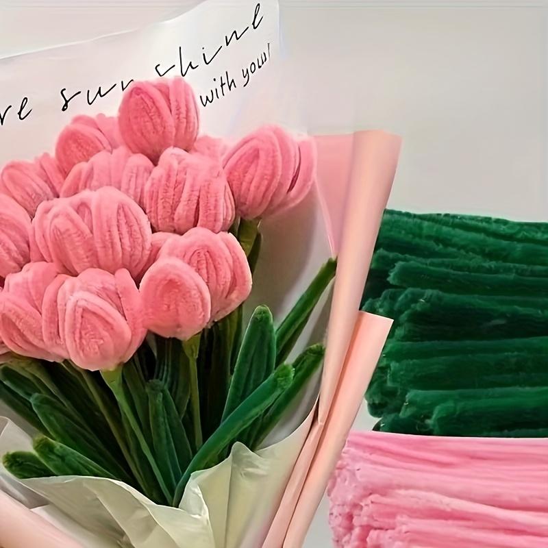 A set of 375 pieces, including 200 items for cleaning pipes, suitable for DIY handmade stem flowers, and suitable as a gift for Mother's Day or