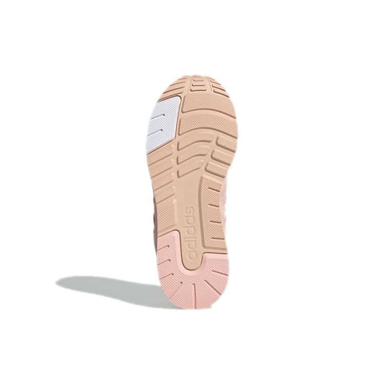 Adidas Neo Run 80s Comfortable Versatile Fabric Non-Slip Wear-Resistant Breathable Low-Top Running Shoes Women Sneaker Pink White GZ8165