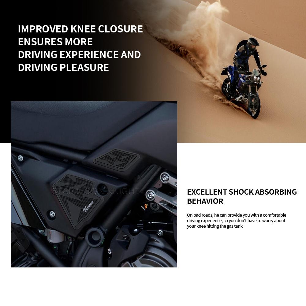 Nálepka na motorku pro Yamaha Tenere700 Tenere 700 World Raid 2022 - protiskluzová boční podložka pod nádrž proti poškrábání