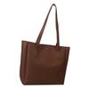 Fashionable Pu Large Capacity Tote Bag For Women Trendy Commuter Bag With Zipper
