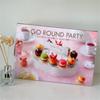 Suporte Giratório Automático para Sobremesas Máquina Giratória de Sushi Cupcakes Macarons Pratos Giratórios Decoração de Festa de Aniversário