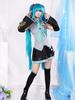 אנימה דמות ביצועים בגדים Hatsune Miku MIKU אנימה בגדים קוספליי בגדים חצאית אותו חליפה פאה אביזרים ליל כל הקדושים