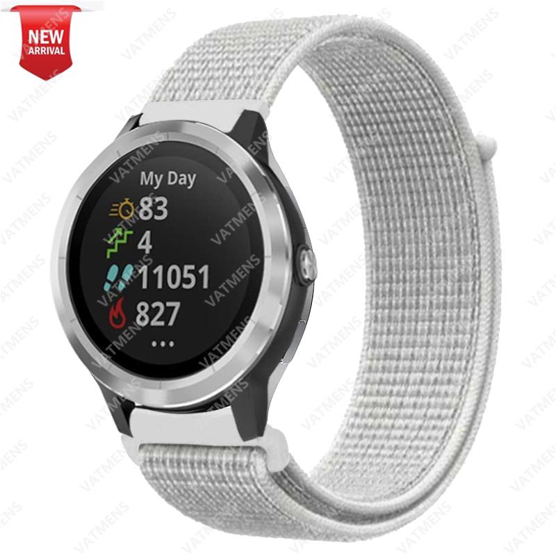 20mm 22mm Nylonarmband für Garmin Venu SQ 2 2s Forerunner 645 Smartwatch-Armband Armband Garmin Vivoactive 3 4 Armband