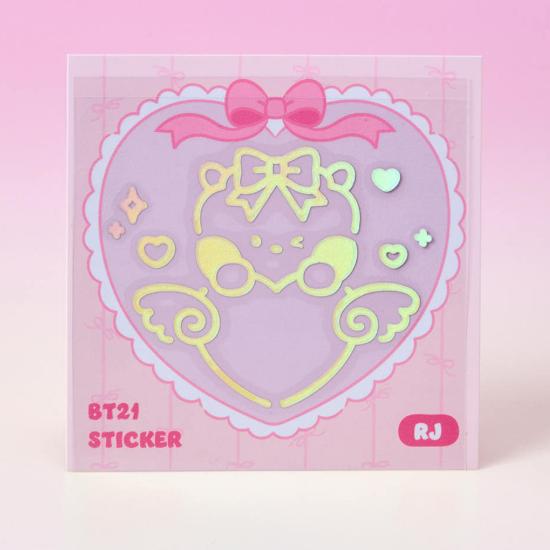 BT21 minini RIBBONED U Hologram Medium Sticker