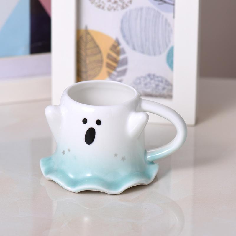 

Halloween Creative Cartoon Ceramic Mug Large Capacity Cute Coffee Milk Cup Office Gift 401-500ml