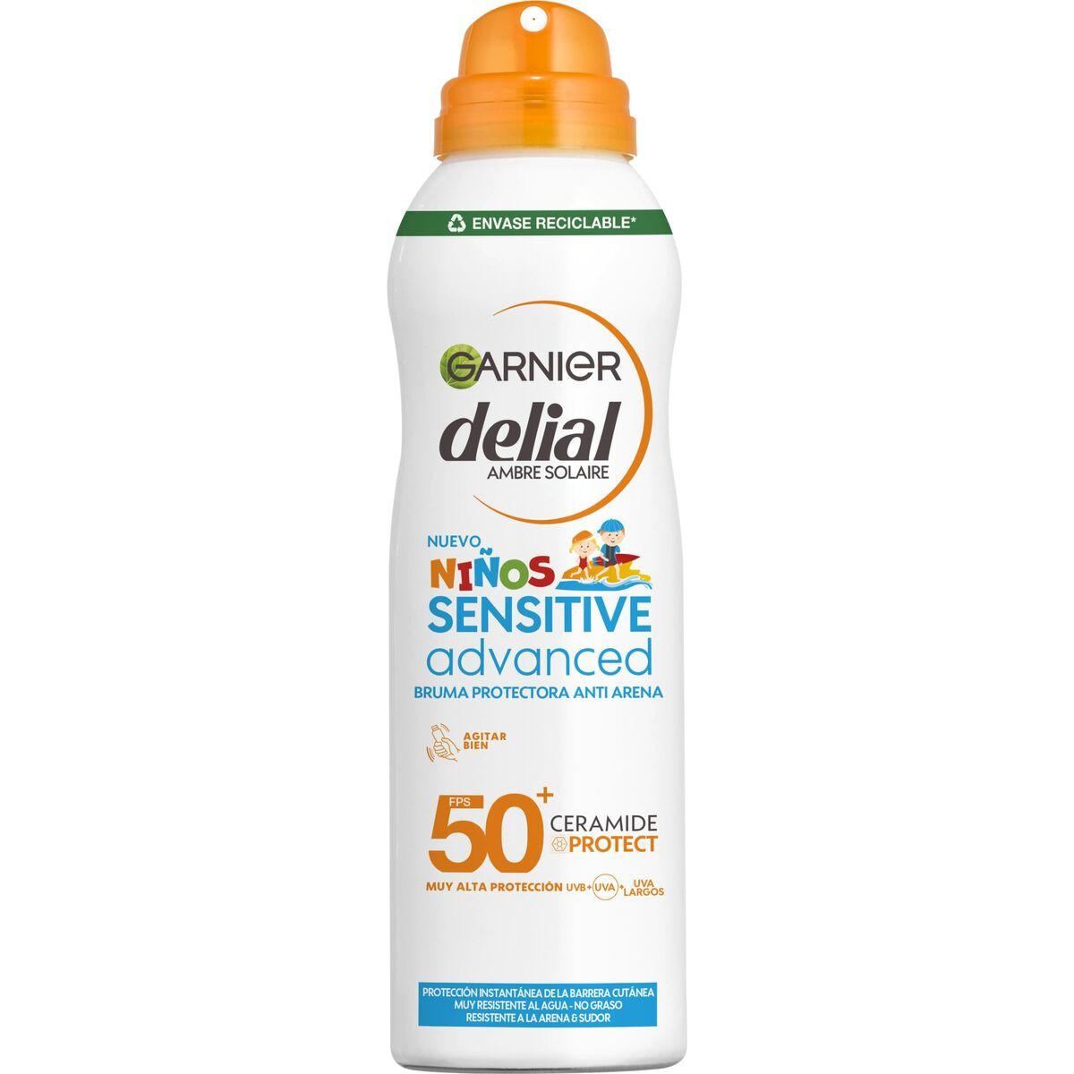 

Garnier Sensitive Advanced солнцезащитный спрей против песка для детей Spf 50+ 150 мл TU прозрачный