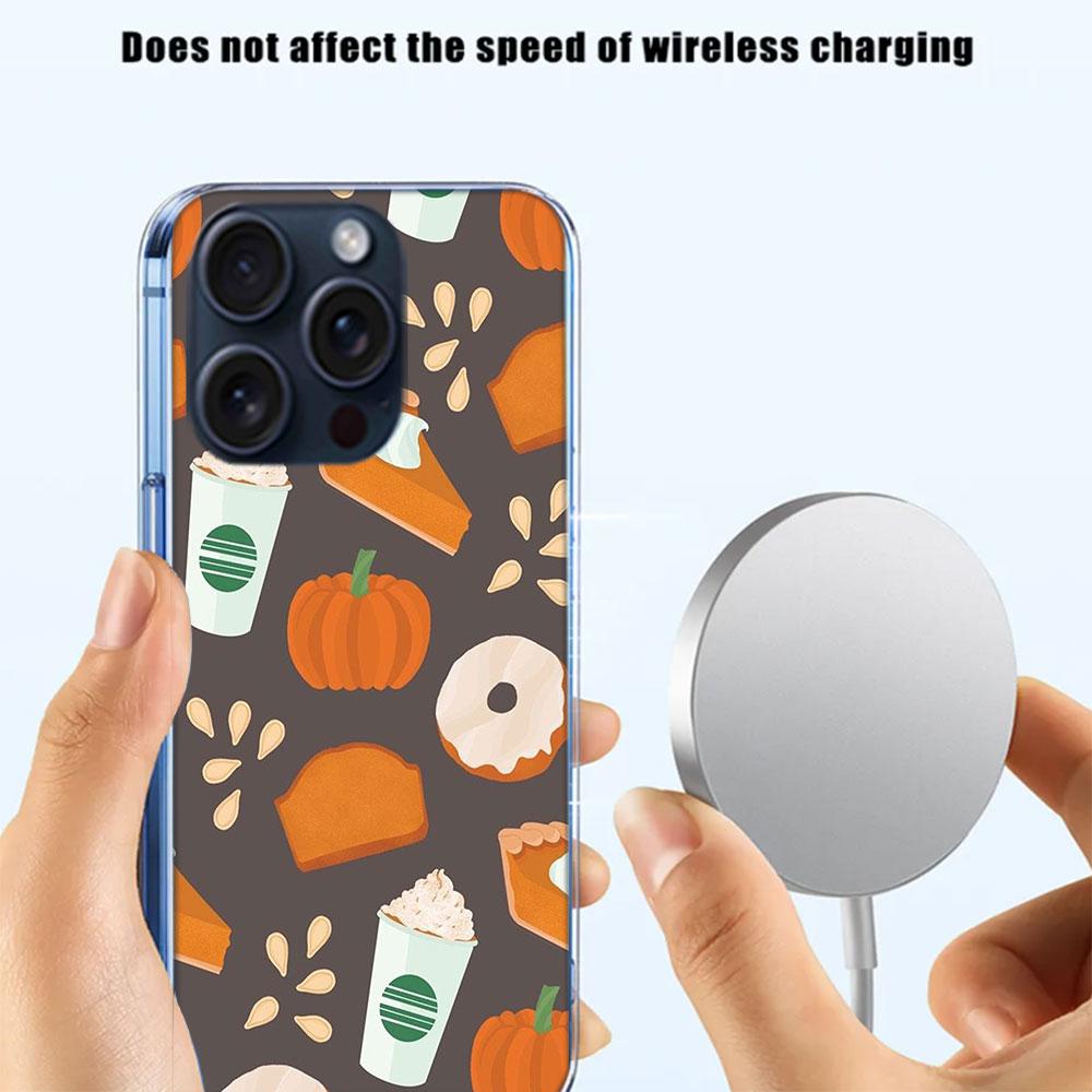 Pumpkin Happy Fall Capa Phone Case For Iphone 17 Air 16 Pro Max 15 12 Pro 14 Plus 17E 16E 11 13 Mini Cover Cases Fundas Cell Cle