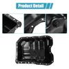 UXCELL 1 Pcs Engine Oil Pan Cover No.21510-25050 Fit for Kia Optima 2013-2016 Black
