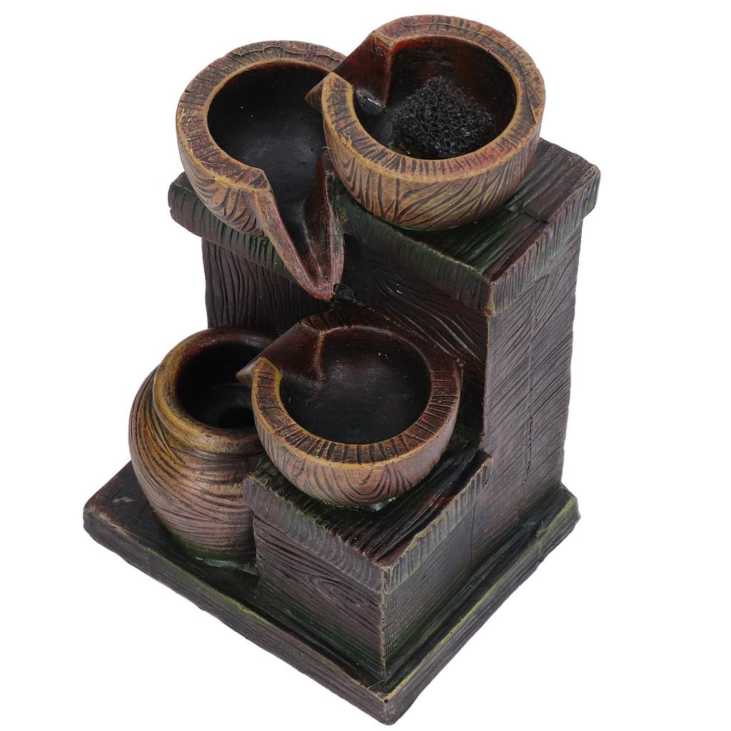 USB 5V Decor de Birou cu Apă Curgătoare Ornament Norocos cu Apă Curgătoare Decor pentru Casă și Birou