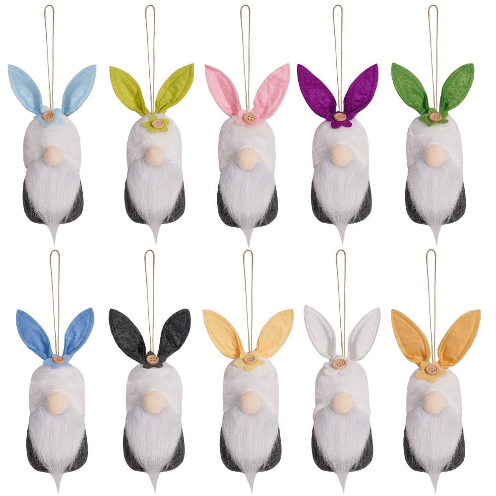 10pcs Cute Faceless Dwarf Doll Soft Happy Easter Decorations  Children Easter Gift