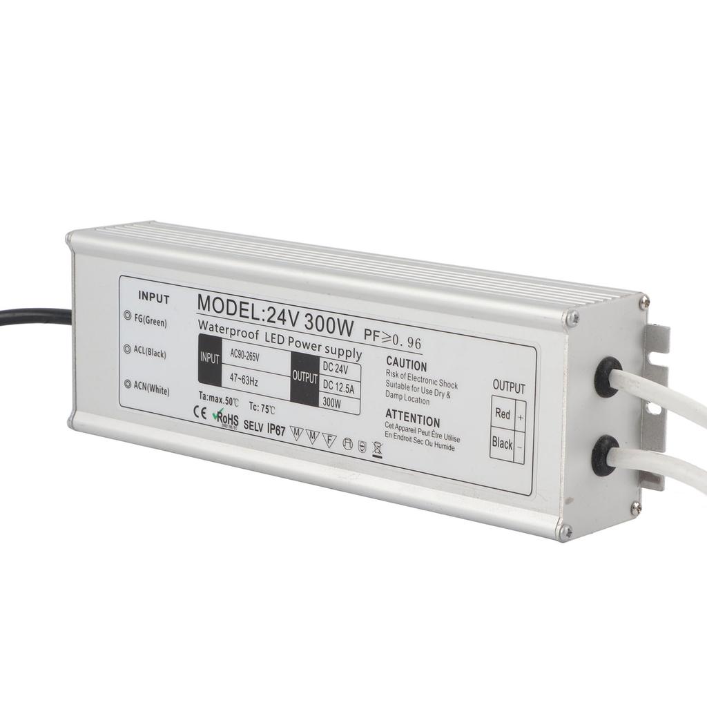 LED-Treiber Wasserdicht IP67 Konstantspannungs-Netzteil Transformator Adapter 300W