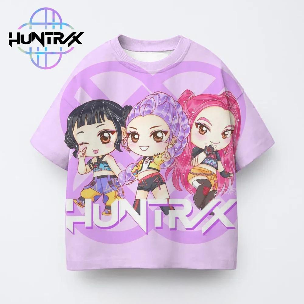 T-Shirts Girls Children's Cartoon Printed Fashion Short Sleeve T-Shirt Casual Fashion Summer Girls Short Sleeve Clothing Top