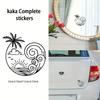 1Pc Eye-Catching Beach Wave Sticker, Waterproof Vinyl Decal, Universal Decor for Desktop, Bike Frames and Fridge Doors