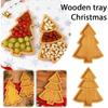 Christmas Tray Wooden Tree Display Christmas Tree Serving Trays For Party For Home Decor Party Fruit Cheese Dessert Candy Snack