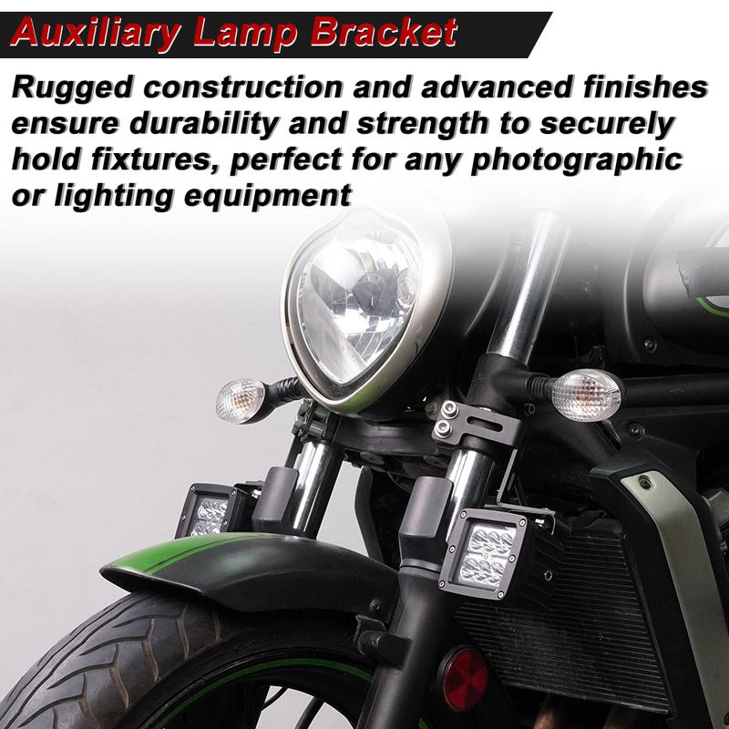 For Kawasaki Vulcan S 650 2015 2016 2017 2018 -2024 Motorcycle Auxiliary Light Bracket Fog Lights Spotlight Bracket Holder
