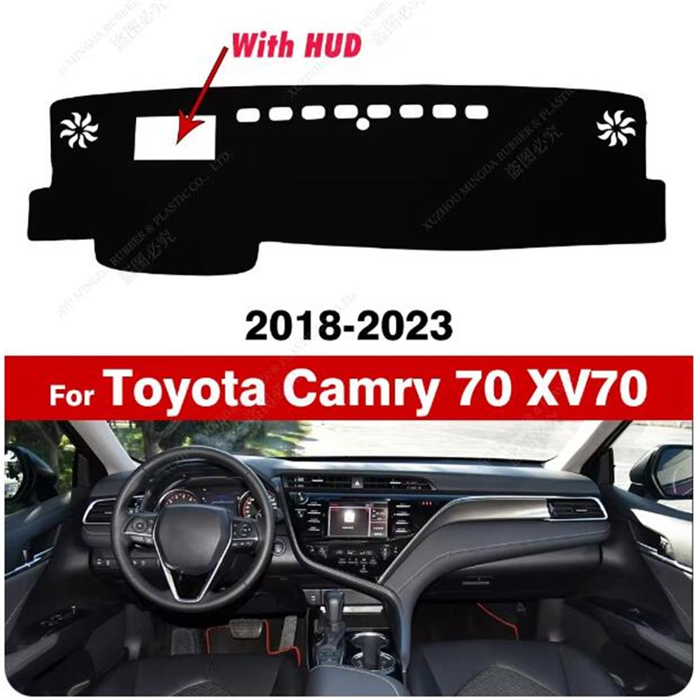 For Toyota Camry 70  XV70 2018 2019 2020 2025 2025 2025 Dash Mat Sun Shade Anti-UV Carpets Car Accessories Car Dashboard Cover