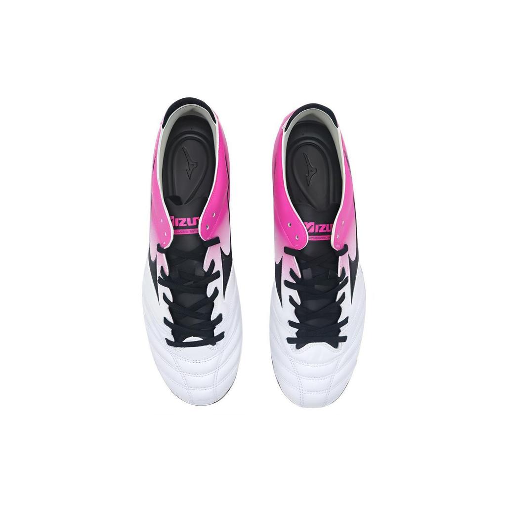 Mizuno Morelia Neo Comfortable Versatile AG (Rubber Short Studs) Non-Slip Wear-Resistant Soccer Shoes Men Soccer Shoes White Purple Black P1GA218509