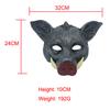3D Realistic Wild Boar Face Mask PU Foam Pig Face Cover Dress Up Party Animal Cosplay Rave Mask Halloween Masquerade Party Props