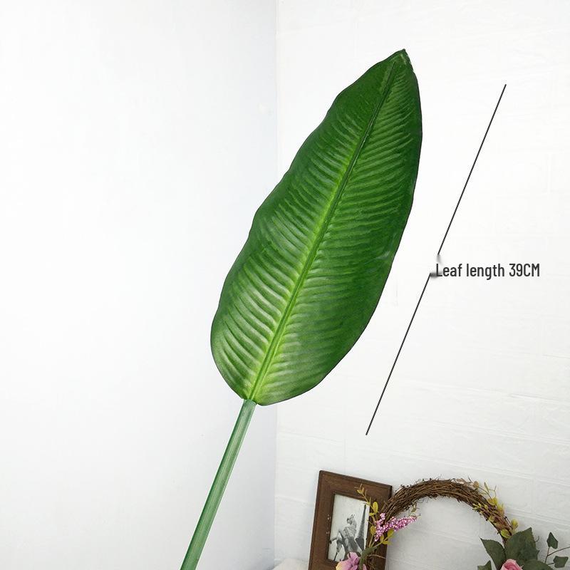 Premium Banana Leaf Simulation Plant with Over-Glued Hand Feel