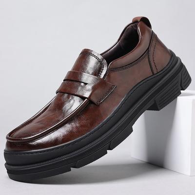 Mocassini da Uomo Scarpe di Lusso Alta Qualità Vera Pelle Scarpe Eleganti da Uomo per Affari Nere Scarpe Social Casual Calzature da Uomo