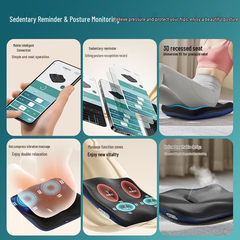 Philips Smart Posture Correcting Massage Cushion