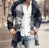 Herren Europäischer Stil Woll Windbreaker Jacke